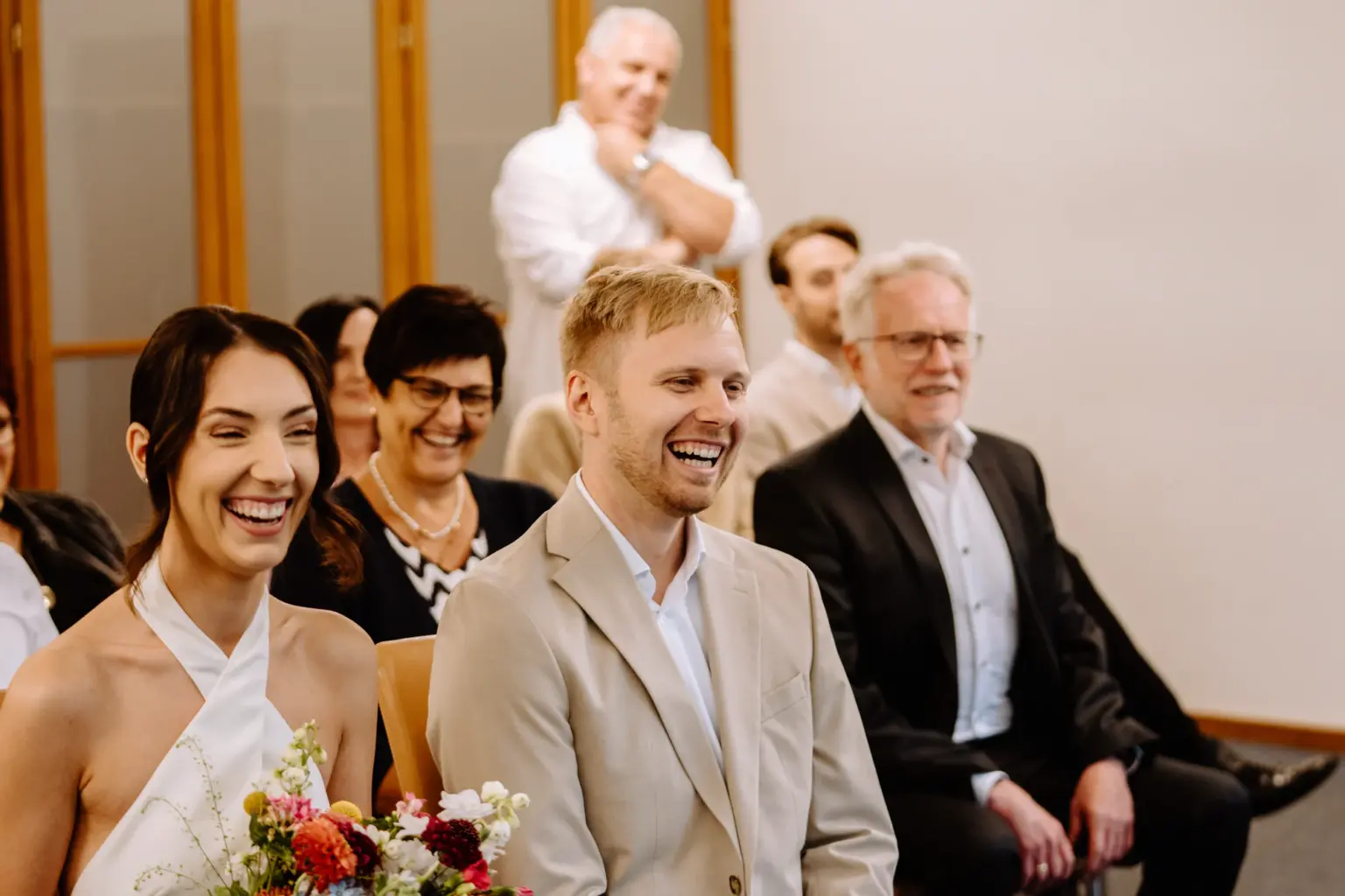 Kleine standesamtliche Hochzeit im Familienkreis