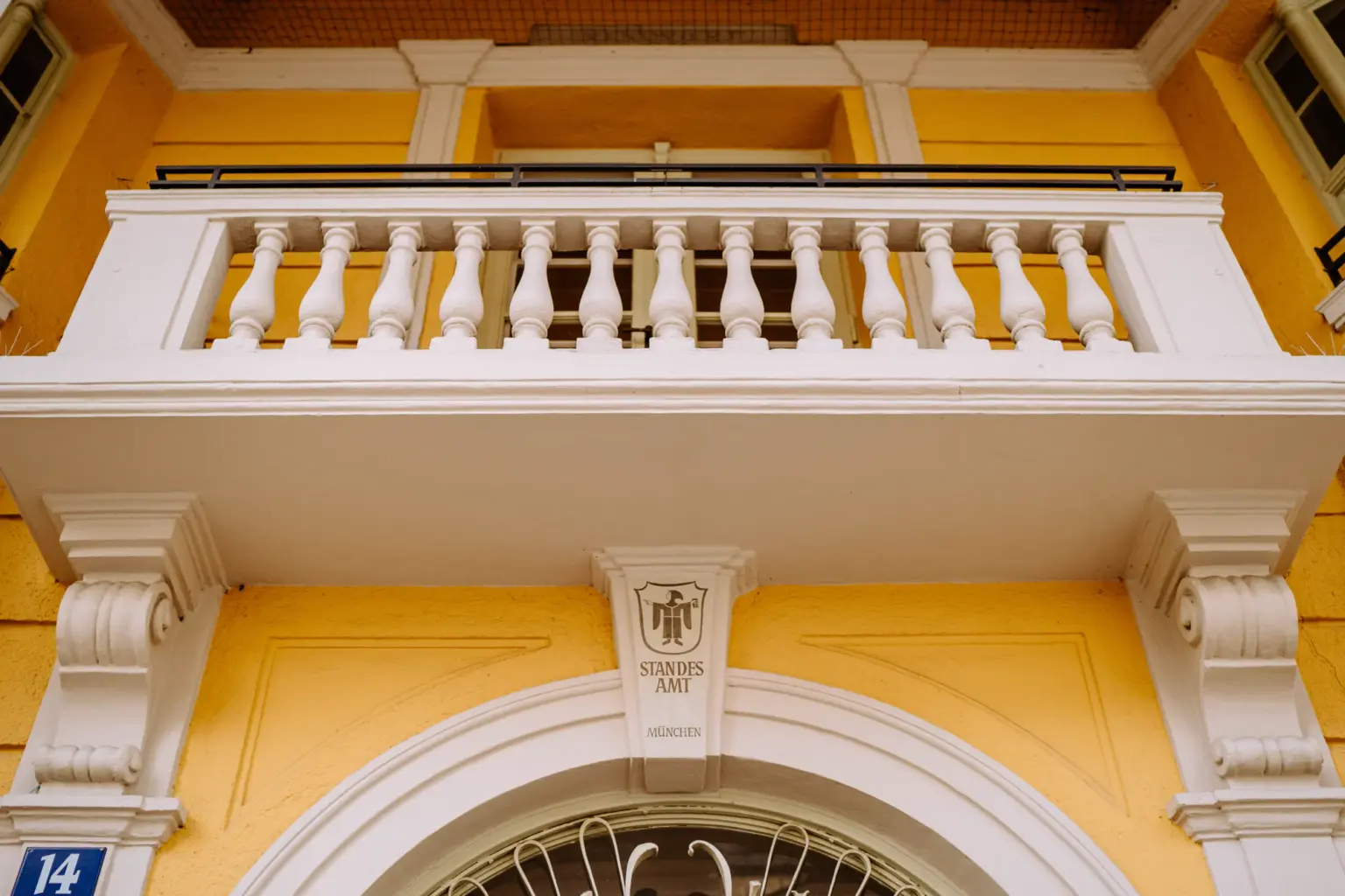 Das Standesamt in der Mandlstraße in München beim Englischen Garten