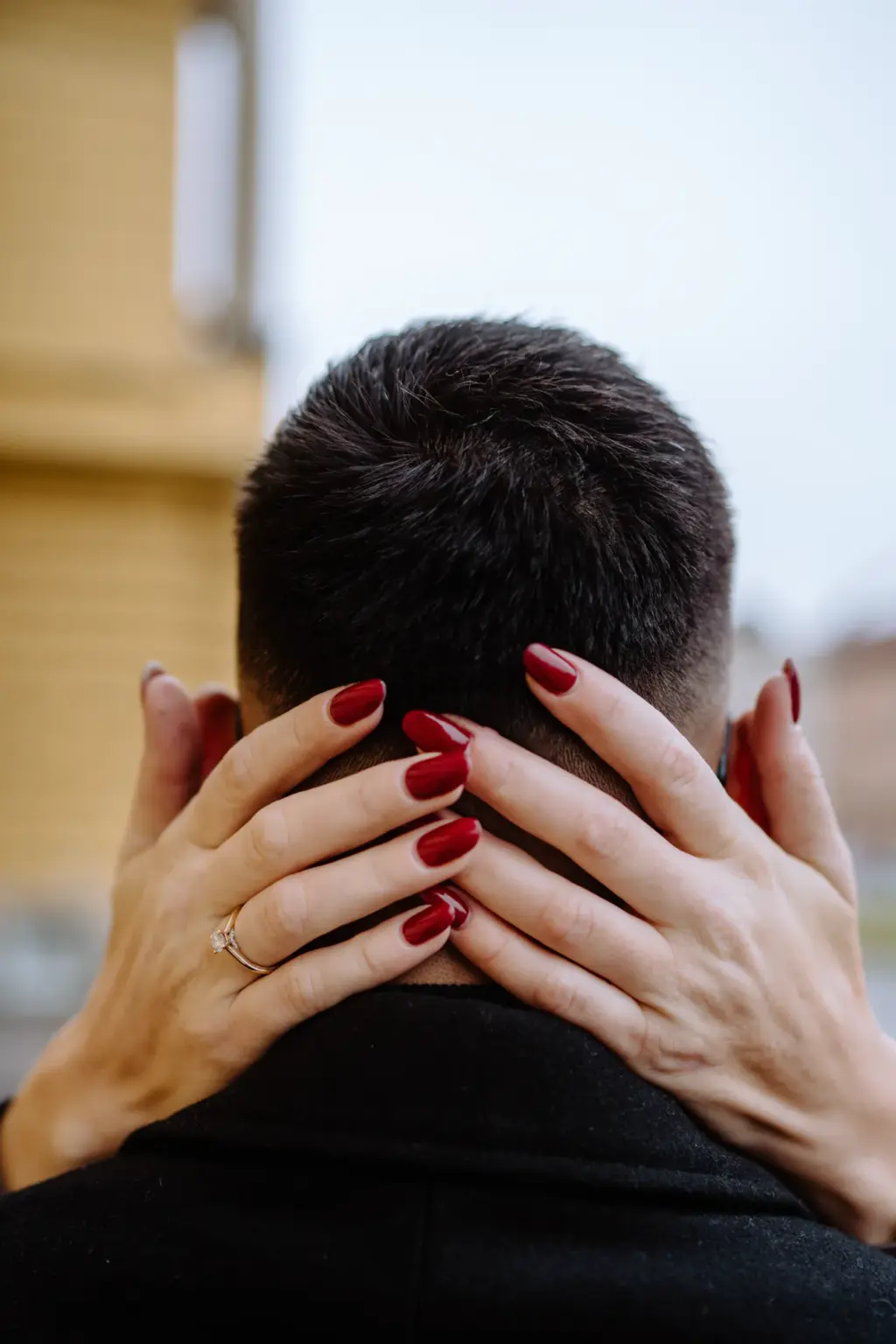 Detailaufnahme bei Paarfotos in Zagreb