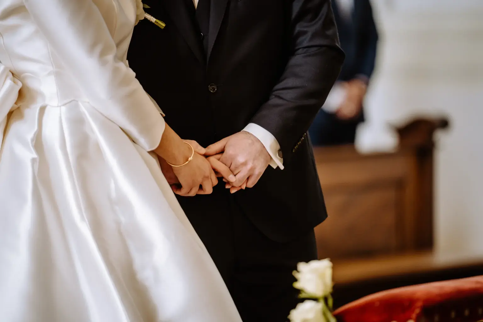 Detailaufnahme bei der Trauung in Tutzing