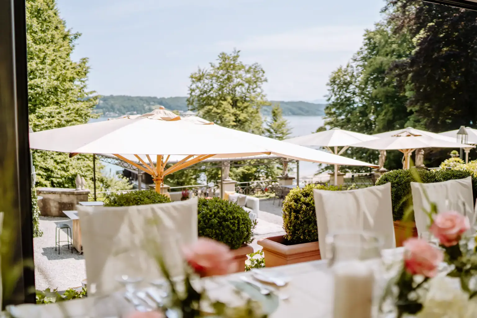 Hochzeit im mediterranen Flair direkt am Starnberger See