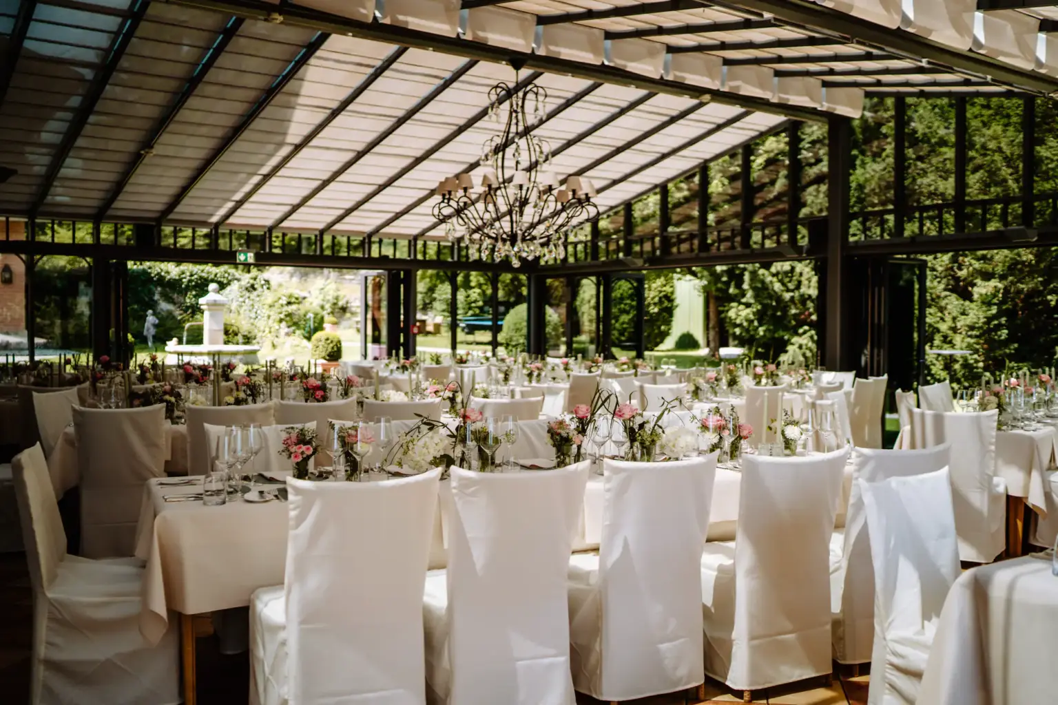 Stimmungsvoller Innenraum der Orangerie