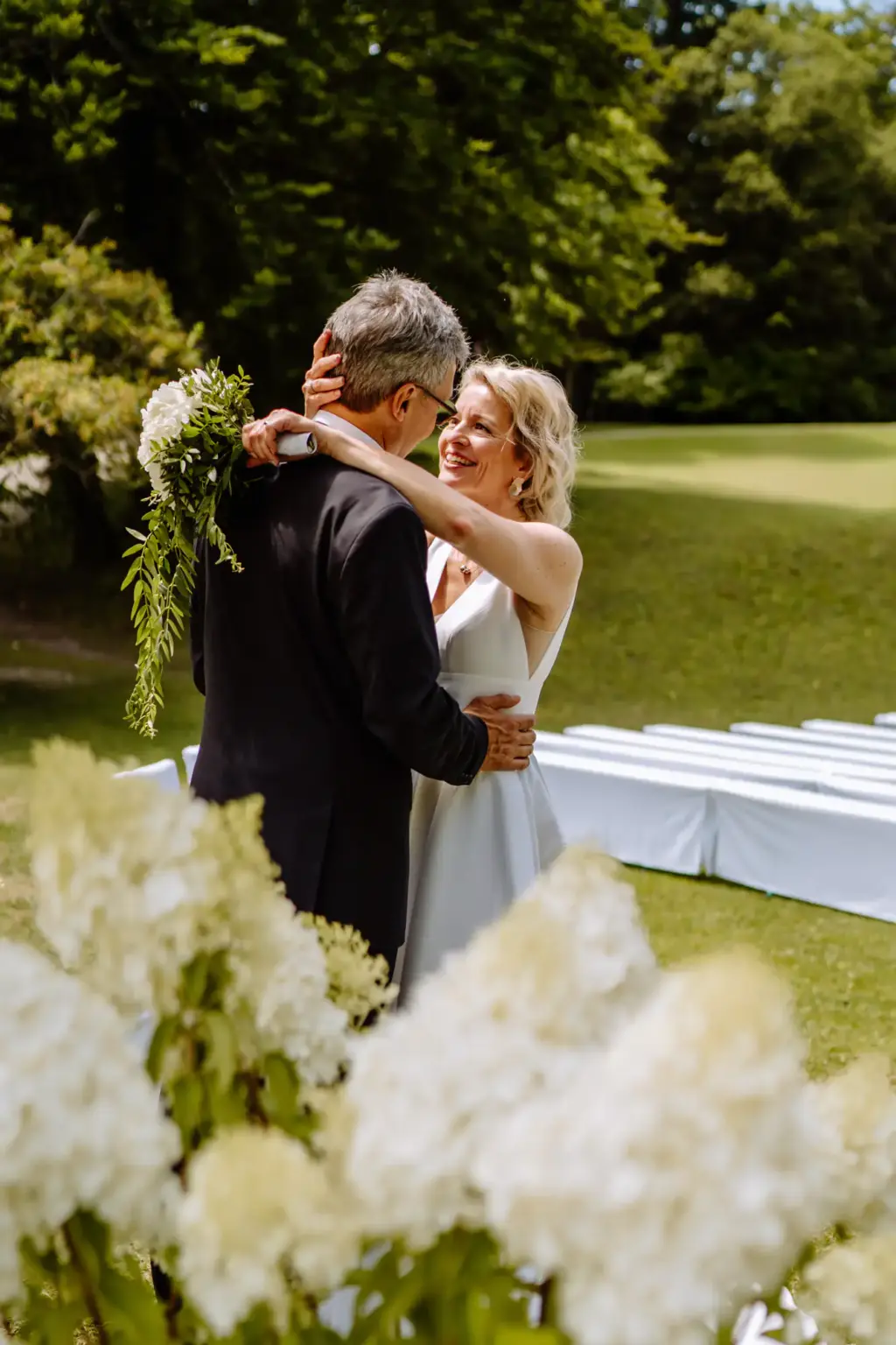Der letzte ruhige Moment vor der Trauung