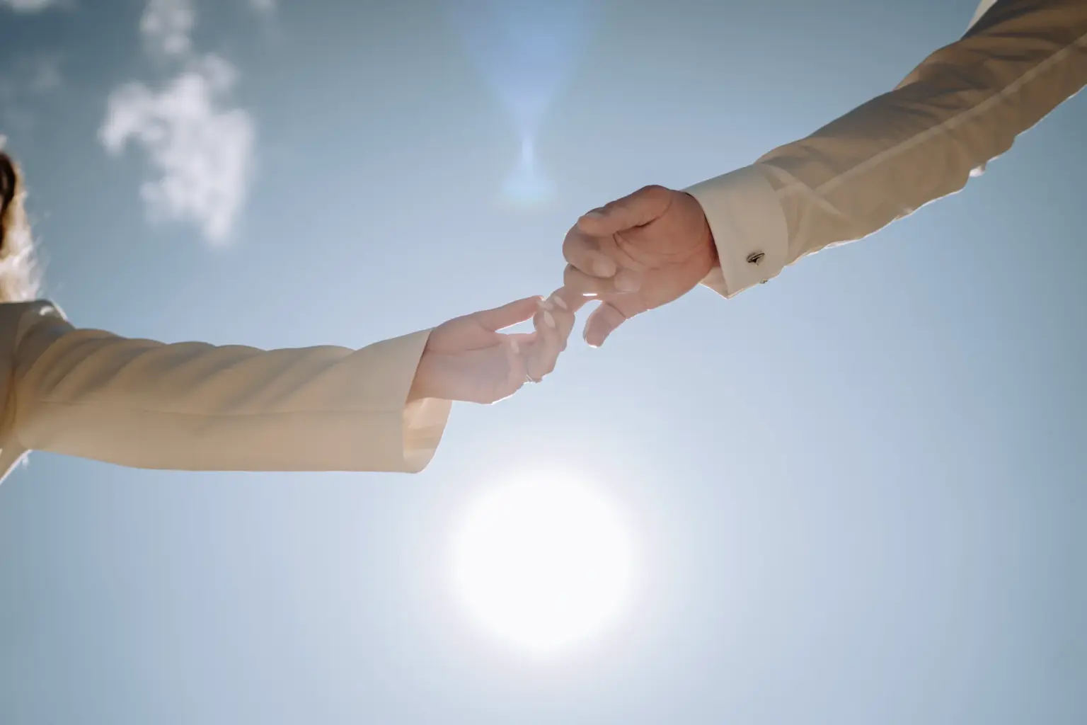 Sanfter Moment kurz vor dem Ende des Tages