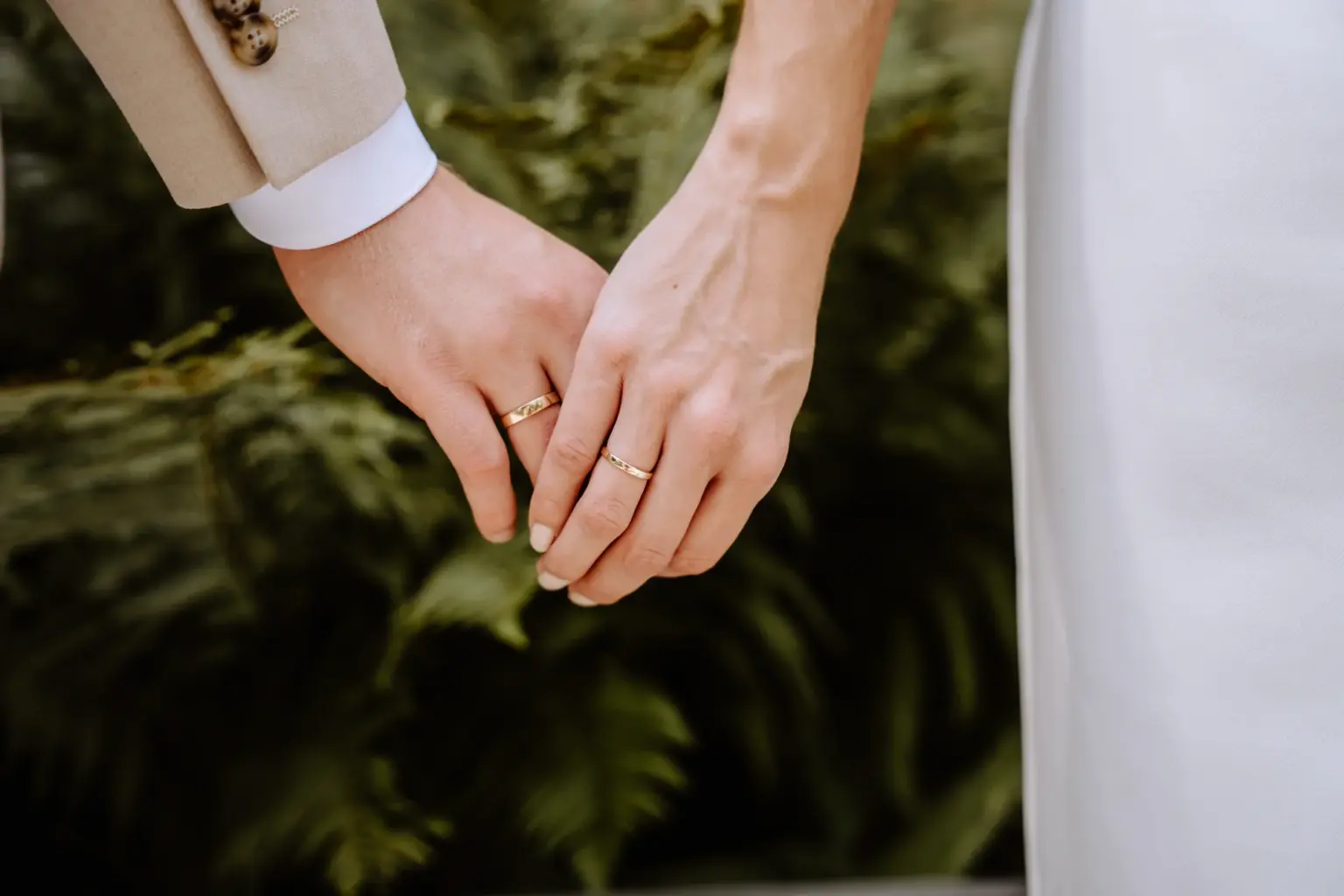 Moderne standesamtliche Hochzeit in München