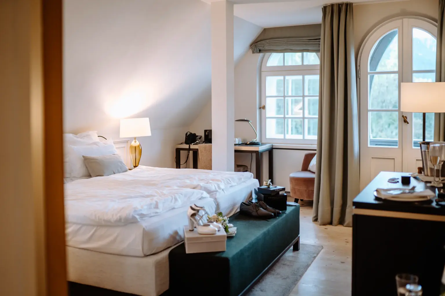 Gemeinsames Getting Ready im Hotel Amaron