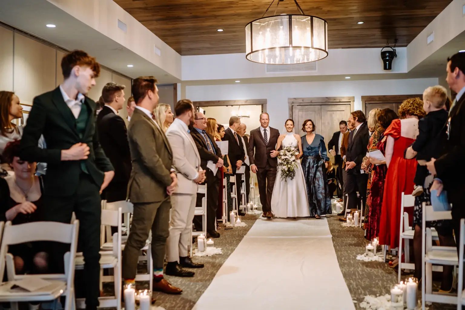 Einzug der Braut mit den Eltern