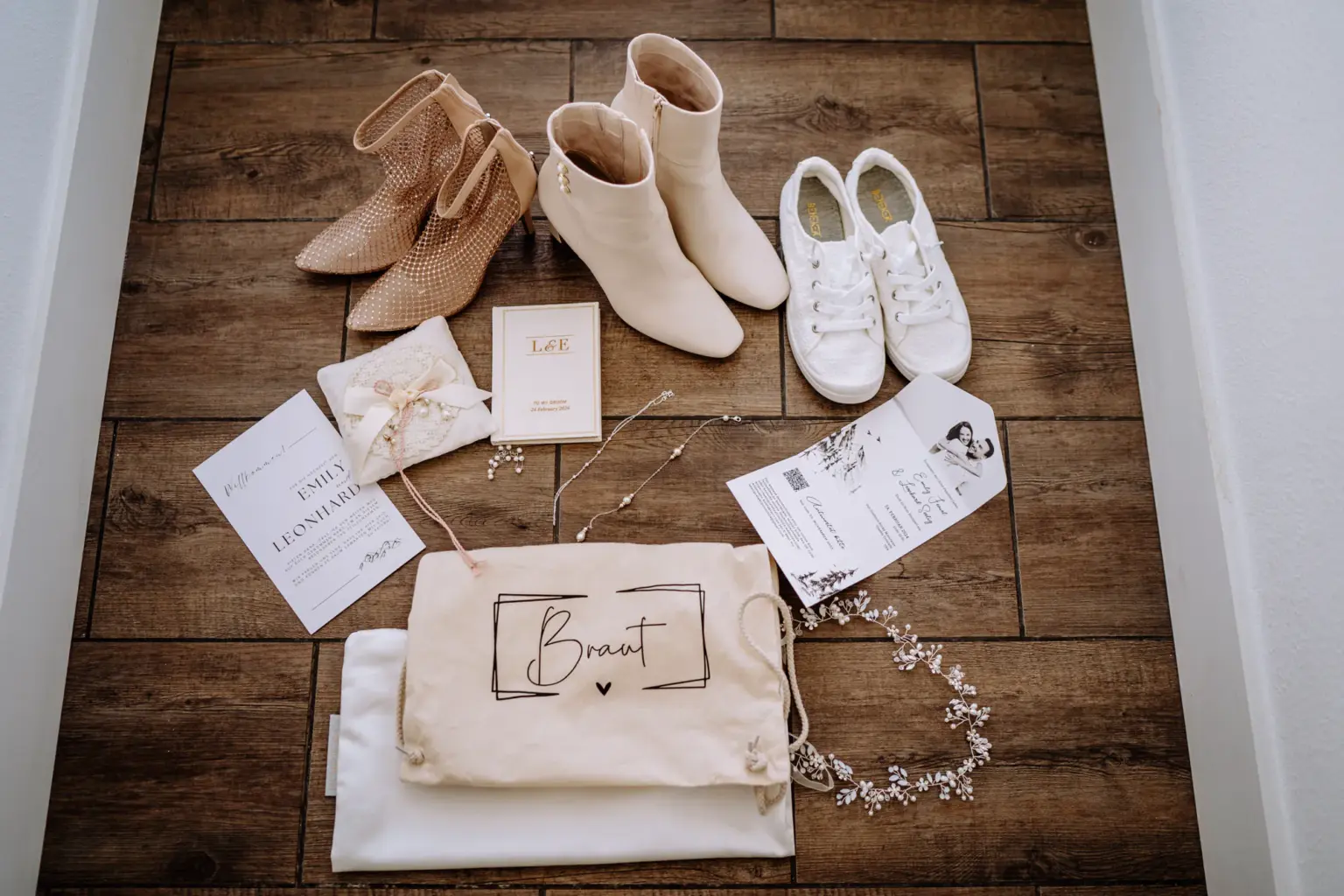 Accessoires der Braut - Detailfotos