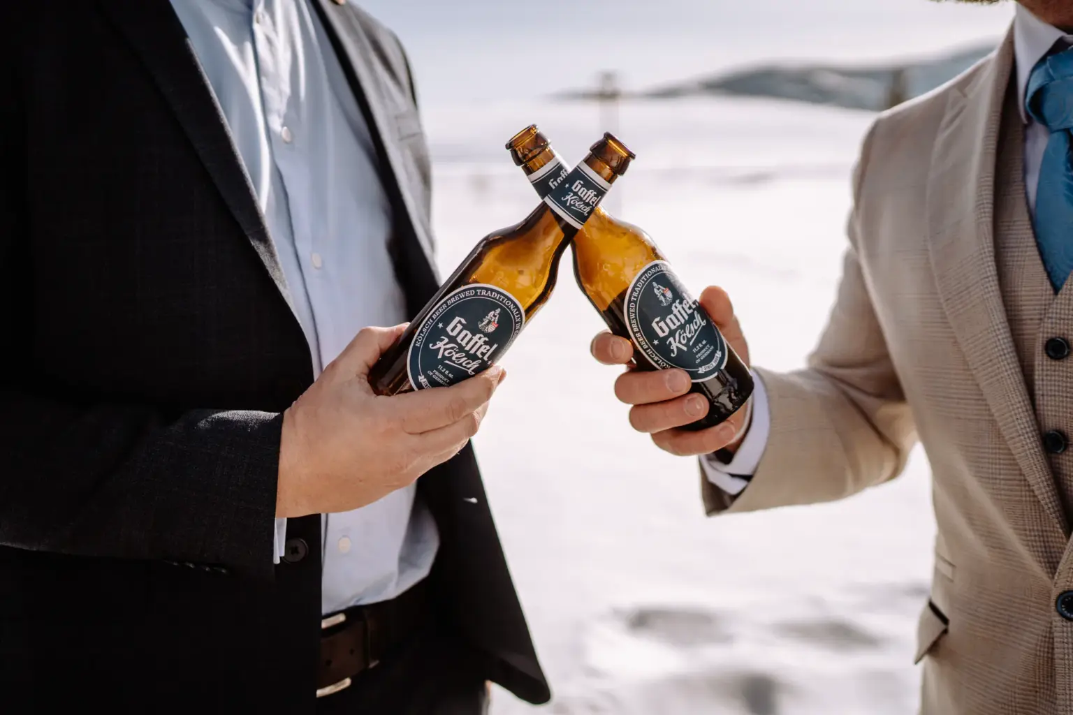 Hochzeitsreportage im Schnee in den Rocky Mountains