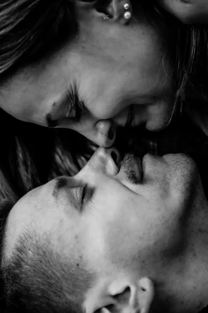 Paarfotos - Auge in Auge