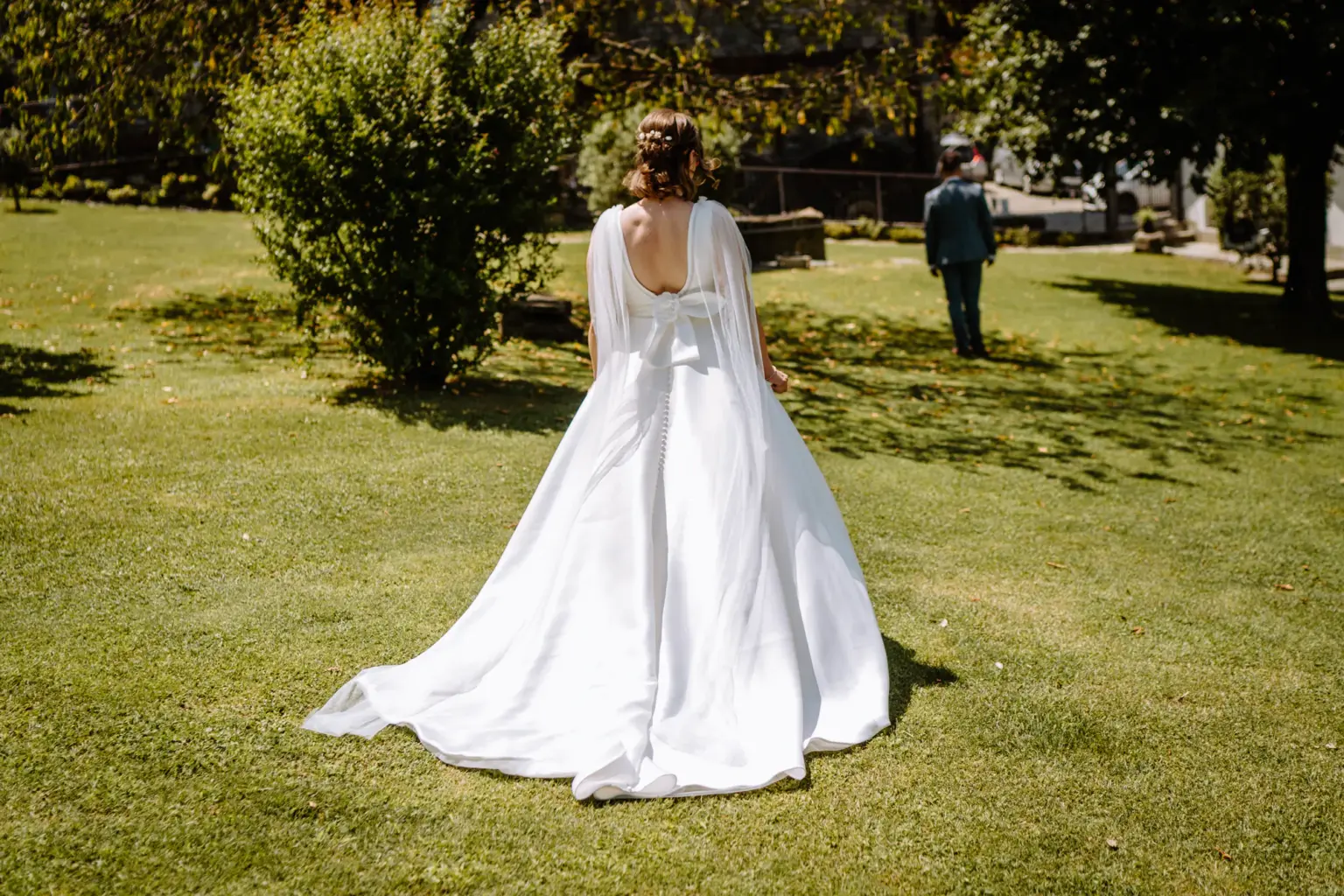 First Look im Garten der Molino Maufet