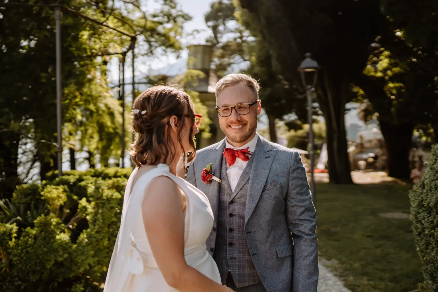 Persönliche Atmosphäre bei der Hochzeit am Comer See