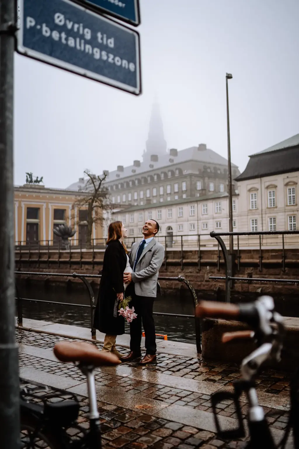 Destination Wedding bei Nebel