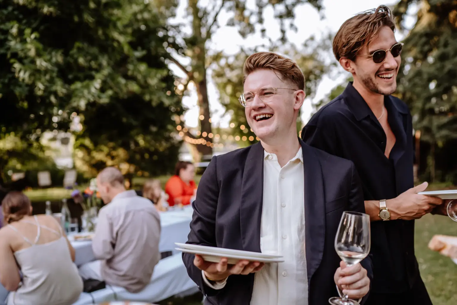 Persönliche Details der Hochzeit im Segelverein Frankfurt