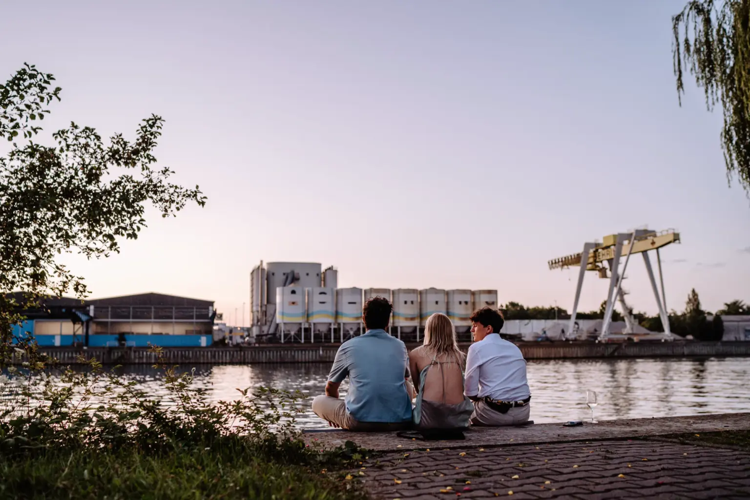 Hochzeitsreportage mit Blick auf den Rhein